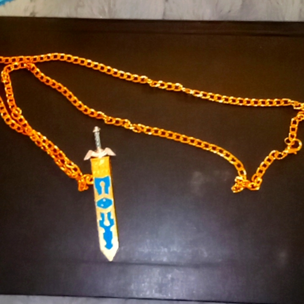 Necklace with Zelda Sword